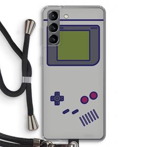 CaseCompany Game On: Samsung Galaxy S21 Transparant Hoesje met koord