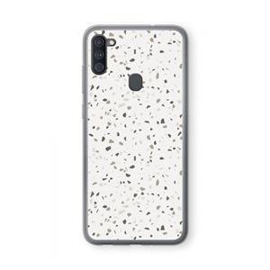 CaseCompany Terrazzo N°14: Samsung Galaxy A11 Transparant Hoesje