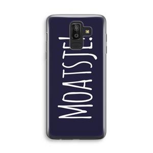 CaseCompany Moatsje!: Samsung Galaxy J8 (2018) Transparant Hoesje