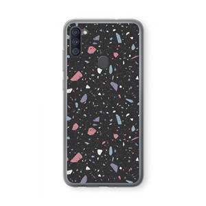 CaseCompany Terrazzo N°16: Samsung Galaxy A11 Transparant Hoesje