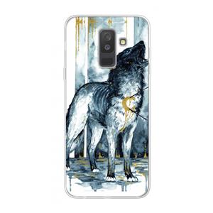 CaseCompany Bleeding Soul: Samsung Galaxy A6 Plus (2018) Transparant Hoesje