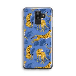 CaseCompany Luipaard: Samsung Galaxy J8 (2018) Transparant Hoesje