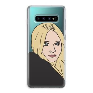 CaseCompany Ashley: Samsung Galaxy S10 Plus Transparant Hoesje