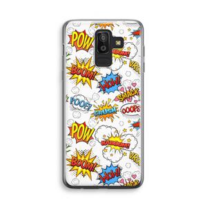 CaseCompany Pow Smack: Samsung Galaxy J8 (2018) Transparant Hoesje