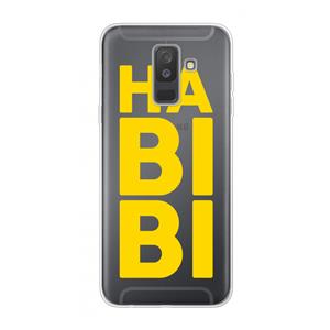 CaseCompany Habibi Majorelle : Samsung Galaxy A6 Plus (2018) Transparant Hoesje