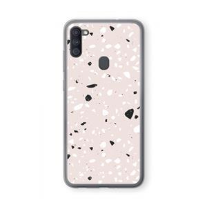 CaseCompany Terrazzo N°20: Samsung Galaxy A11 Transparant Hoesje
