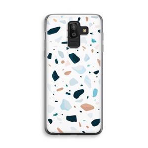 CaseCompany Terrazzo N°13: Samsung Galaxy J8 (2018) Transparant Hoesje