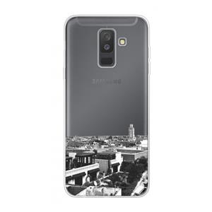 CaseCompany Marrakech Skyline : Samsung Galaxy A6 Plus (2018) Transparant Hoesje