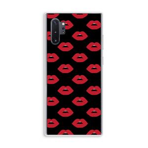 CaseCompany Lips: Samsung Galaxy Note 10 Plus Transparant Hoesje