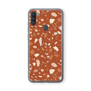 CaseCompany Terrazzo N°22: Samsung Galaxy A11 Transparant Hoesje