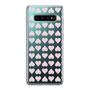 CaseCompany Ass 'n Titties: Samsung Galaxy S10 Plus Transparant Hoesje