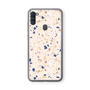 CaseCompany Terrazzo N°23: Samsung Galaxy A11 Transparant Hoesje