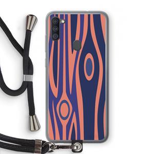 CaseCompany Bast A: Samsung Galaxy A11 Transparant Hoesje met koord