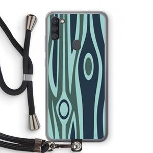 CaseCompany Bast B: Samsung Galaxy A11 Transparant Hoesje met koord