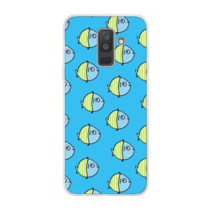 CaseCompany Visjes: Samsung Galaxy A6 Plus (2018) Transparant Hoesje