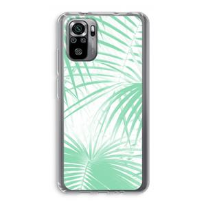 CaseCompany Palmbladeren: Xiaomi Redmi Note 10S Transparant Hoesje