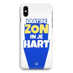 CaseCompany Laat de zon in je hart: iPhone X Volledig Geprint Hoesje