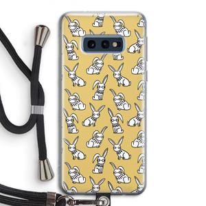 CaseCompany Haas: Samsung Galaxy S10e Transparant Hoesje met koord