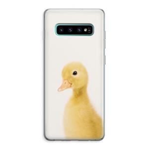 CaseCompany Duke: Samsung Galaxy S10 Plus Transparant Hoesje