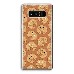 CaseCompany Croissant: Samsung Galaxy Note 8 Transparant Hoesje