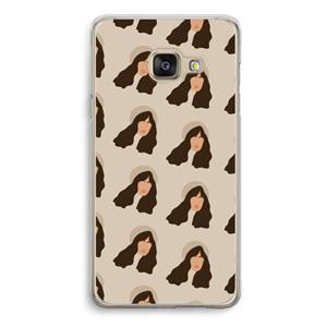 CaseCompany Bonjour mon amour: Samsung A3 (2017) Transparant Hoesje