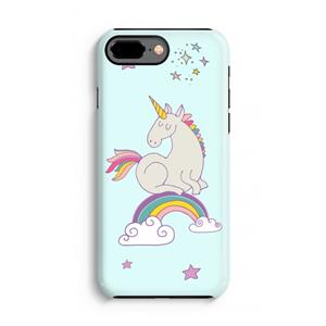 CaseCompany Regenboog eenhoorn: iPhone 7 Plus Tough Case