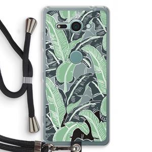 CaseCompany This Sh*t Is Bananas: Sony Xperia XZ2 Compact Transparant Hoesje met koord