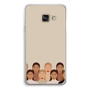CaseCompany Girls girls girls: Samsung A3 (2017) Transparant Hoesje