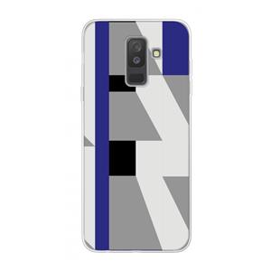 CaseCompany Gestalte 2: Samsung Galaxy A6 Plus (2018) Transparant Hoesje