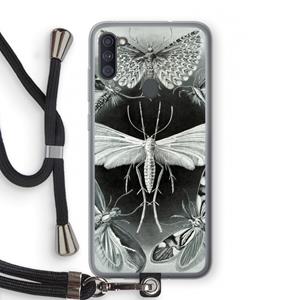 CaseCompany Haeckel Tineida: Samsung Galaxy A11 Transparant Hoesje met koord