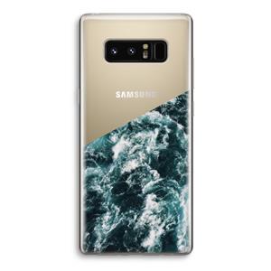 CaseCompany Zee golf: Samsung Galaxy Note 8 Transparant Hoesje