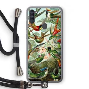 CaseCompany Haeckel Trochilidae: Samsung Galaxy A11 Transparant Hoesje met koord