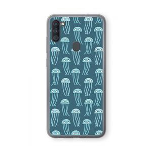 CaseCompany Kwallie: Samsung Galaxy A11 Transparant Hoesje
