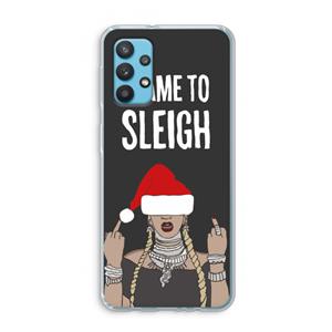 CaseCompany Came To Sleigh: Samsung Galaxy A32 4G Transparant Hoesje