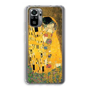 CaseCompany Der Kuss: Xiaomi Redmi Note 10S Transparant Hoesje