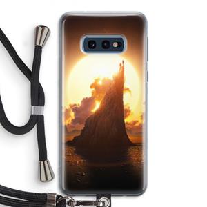 CaseCompany Children of the Sun: Samsung Galaxy S10e Transparant Hoesje met koord