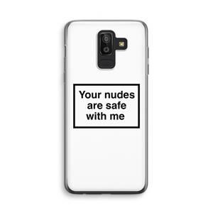 CaseCompany Safe with me: Samsung Galaxy J8 (2018) Transparant Hoesje