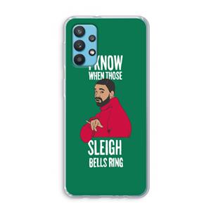 CaseCompany Sleigh Bells Ring: Samsung Galaxy A32 4G Transparant Hoesje