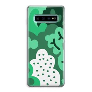 CaseCompany Bushes: Samsung Galaxy S10 Plus Transparant Hoesje