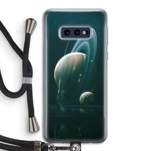 CaseCompany Mercurius: Samsung Galaxy S10e Transparant Hoesje met koord