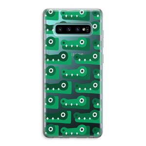 CaseCompany Crocs: Samsung Galaxy S10 Plus Transparant Hoesje