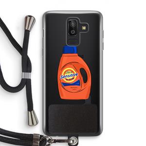 CaseCompany Ultra Sensitive: Samsung Galaxy J8 (2018) Transparant Hoesje met koord