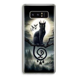 CaseCompany Moonlight Companions: Samsung Galaxy Note 8 Transparant Hoesje