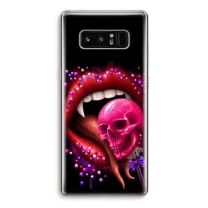 CaseCompany Dodelijk zoet: Samsung Galaxy Note 8 Transparant Hoesje