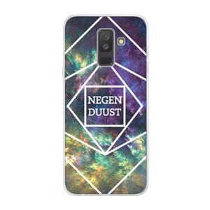 CaseCompany Negenduust ruimte: Samsung Galaxy A6 Plus (2018) Transparant Hoesje