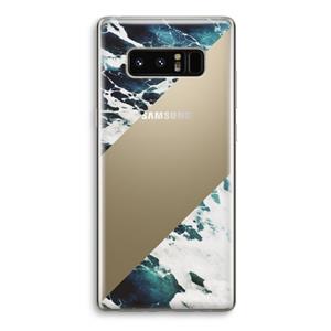CaseCompany Golven: Samsung Galaxy Note 8 Transparant Hoesje