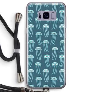 CaseCompany Kwallie: Samsung Galaxy S8 Transparant Hoesje met koord