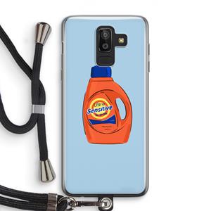 CaseCompany Ultra Sensitive: Samsung Galaxy J8 (2018) Transparant Hoesje met koord