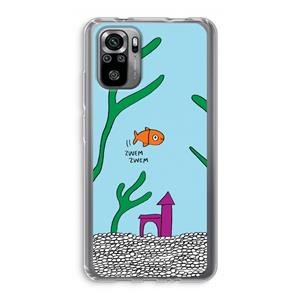 CaseCompany Aquarium: Xiaomi Redmi Note 10S Transparant Hoesje