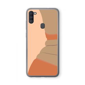 CaseCompany Bikini: Samsung Galaxy A11 Transparant Hoesje